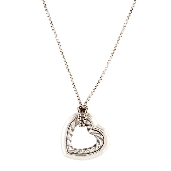 David Yurman Heart Necklace - Picture 1 of 6